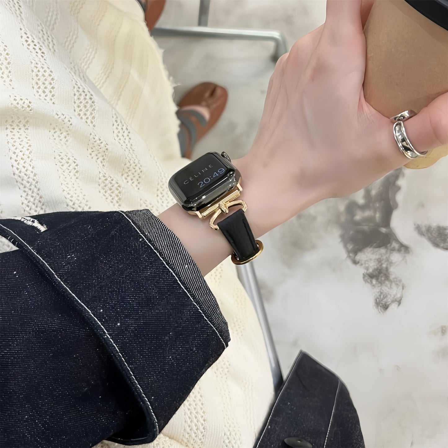 Fashion D Leather Band