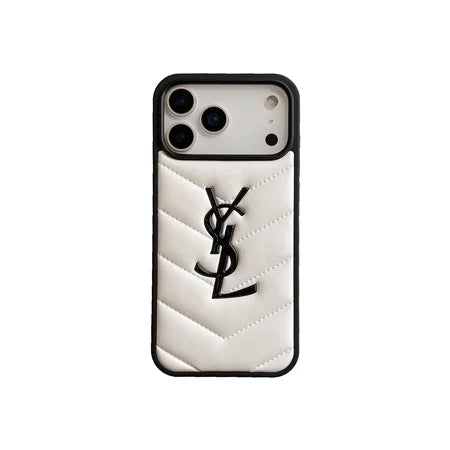 YSL Luxurious Leather Phone Case iPhone 17-12