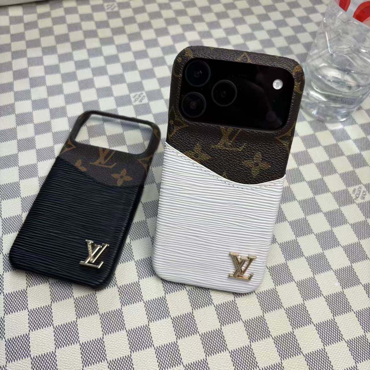 Leather Case with Card Holder for iPhone 17 / 16 / 15 / 14