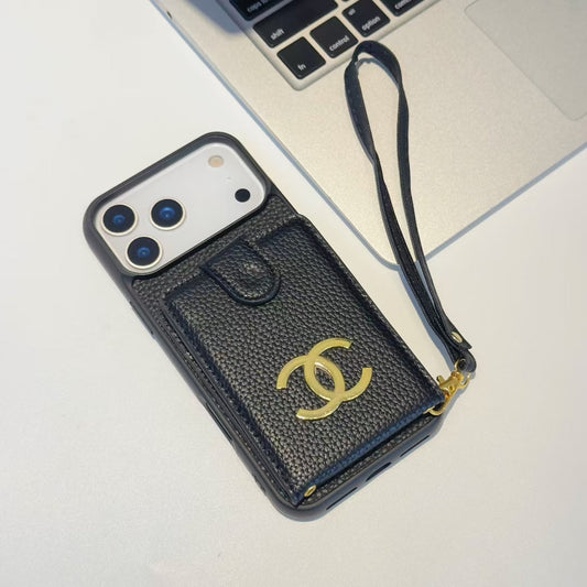Chanel Luxury Leather iPhone Case