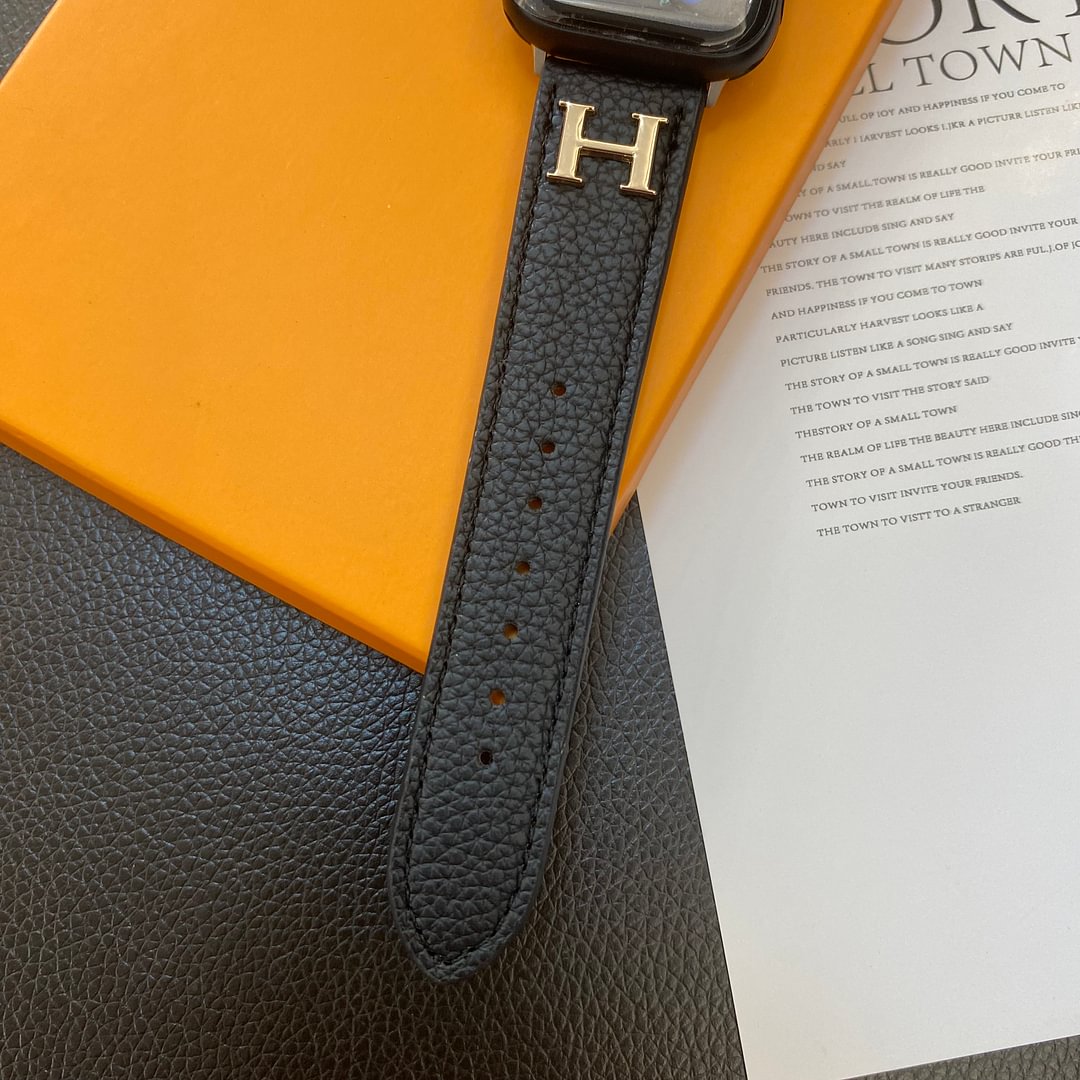 Premium Hermes Leather Watch Strap