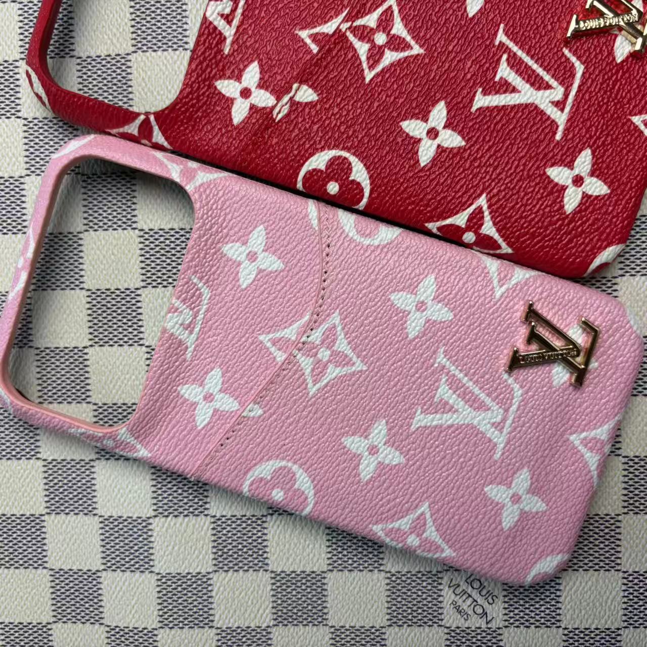 Leather Case with Card Holder For iPhone 17 / 16 / 15 / 14