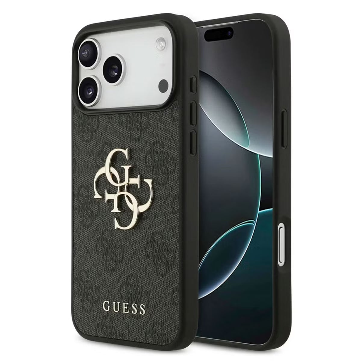 Guess 4G Metal Logo Back Cover For Apple iPhone 17 / 16 /15 /14