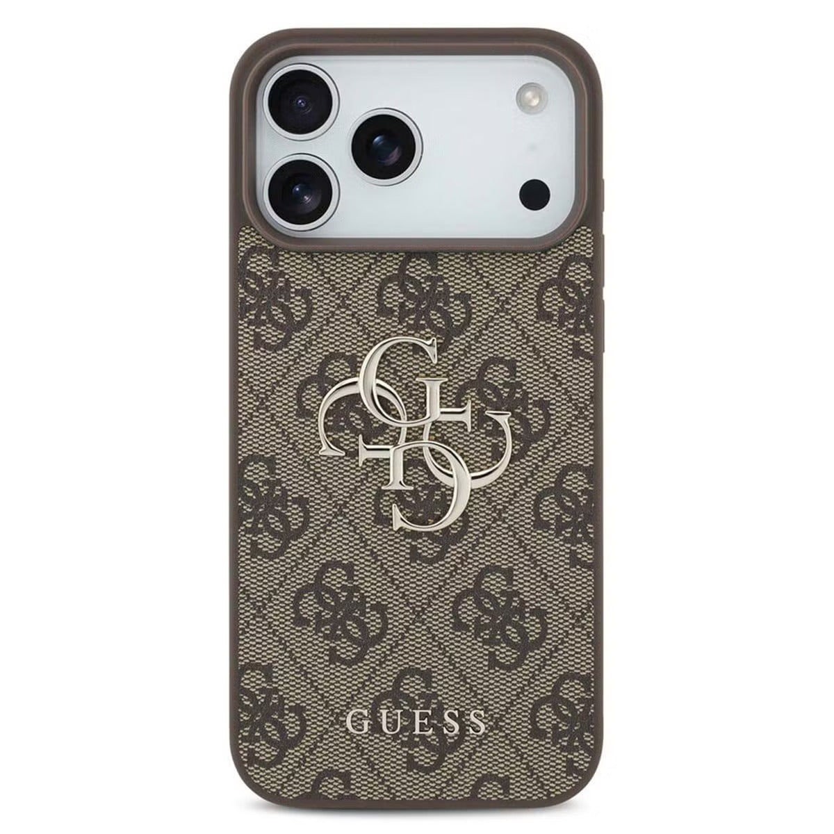 Guess 4G Metal Logo Back Cover For Apple iPhone 17 / 16 /15 /14