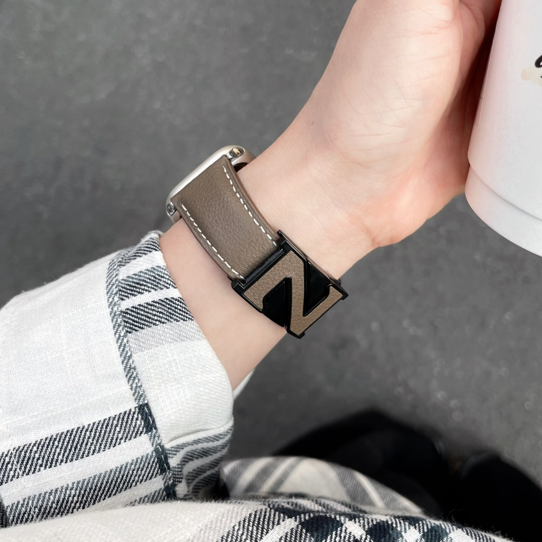 Z-Shaped Leather Strap