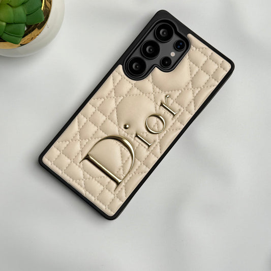 Luxury Brand Dior Leather Case For Samsung Galaxy