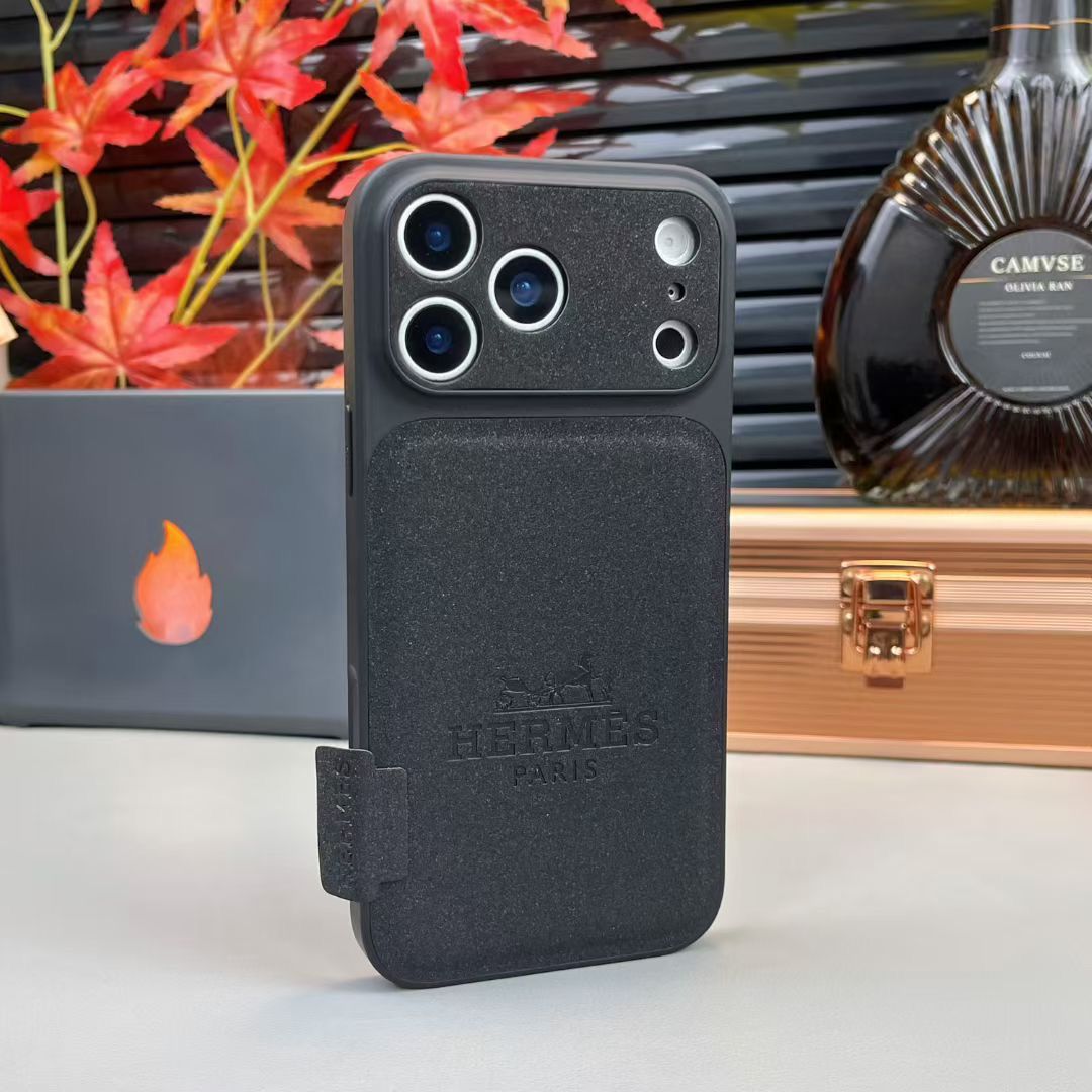 Hermes Premium Leather iPhone Case – Luxury Protection