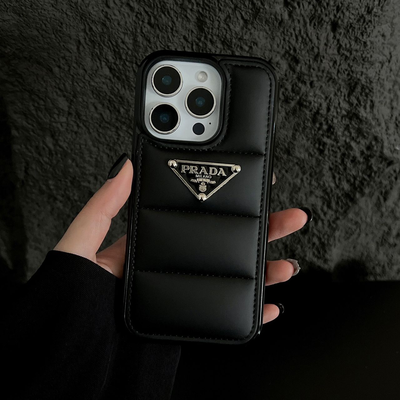 Luxury Prada Phone Case For iPhone 17 / 16 / 15 / 14