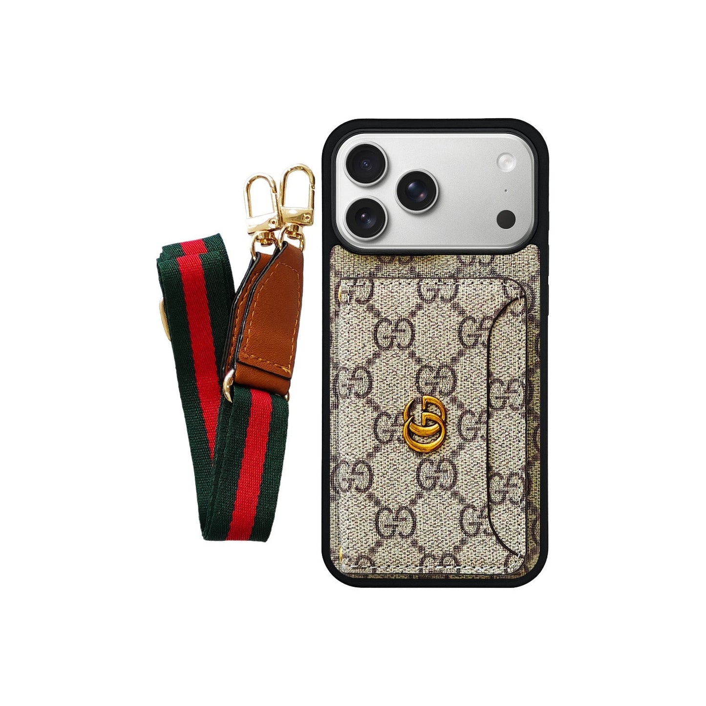 Gucci iPhone 17 case – luxury designer premium Gucci monogram designer phone cover