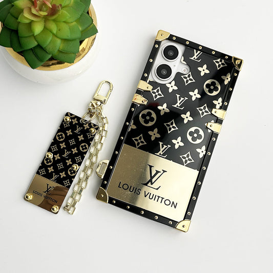 Luxury Brand Shiny Trunk Case For iPhone 17-12