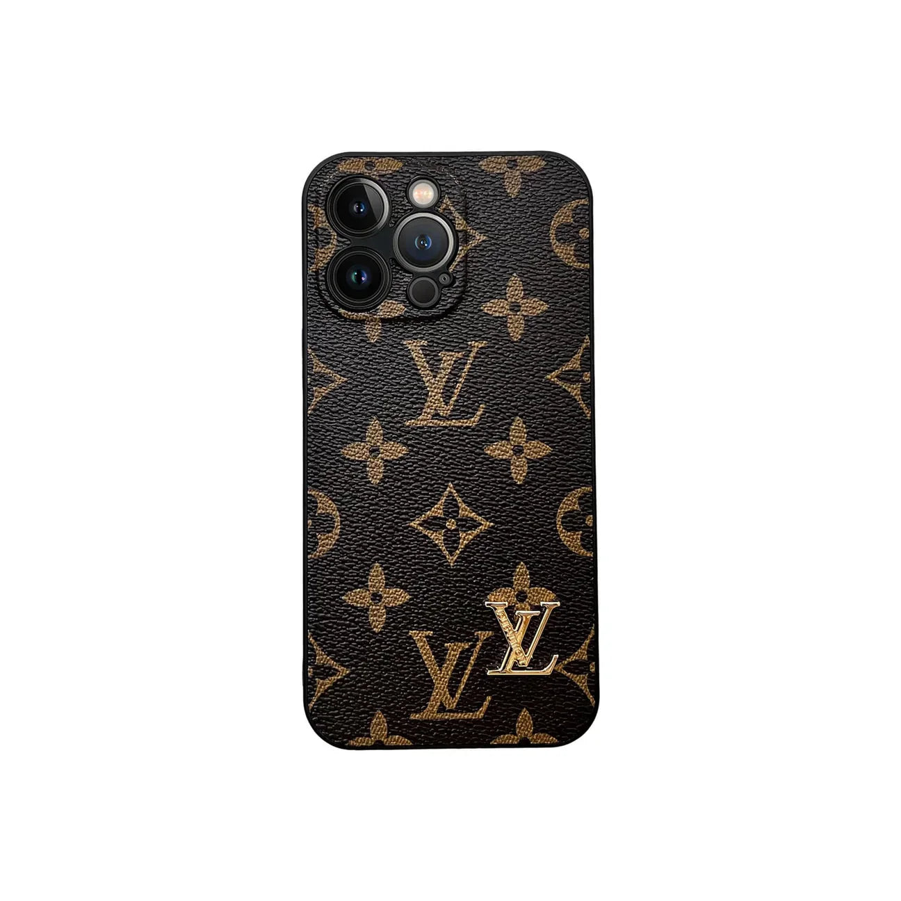 Louis Vuitton iPhone 13 case – monogram leather slim LV monogram designer phone cover