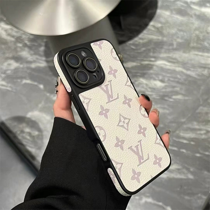 Louis Vuitton iPhone 13 case – monogram leather slim LV monogram designer phone cover