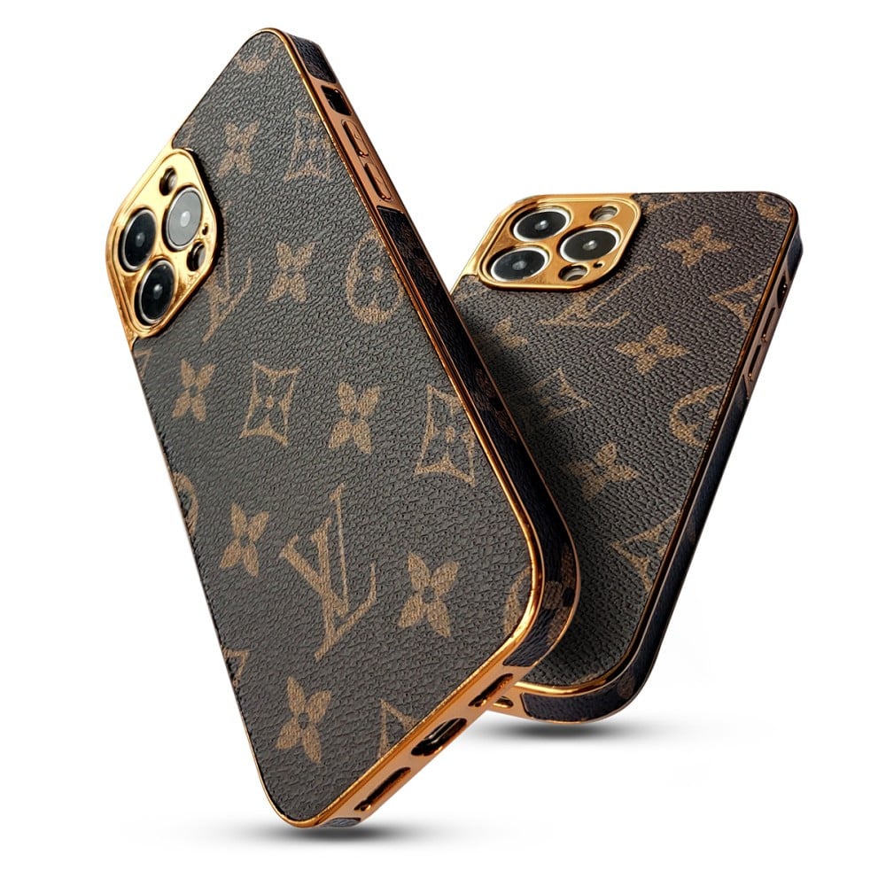 Louis Vuitton iPhone 13 case – monogram premium leather LV monogram designer phone cover