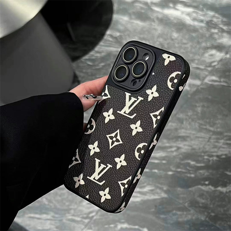 Louis Vuitton iPhone 13 case – monogram premium leather LV monogram designer phone cover