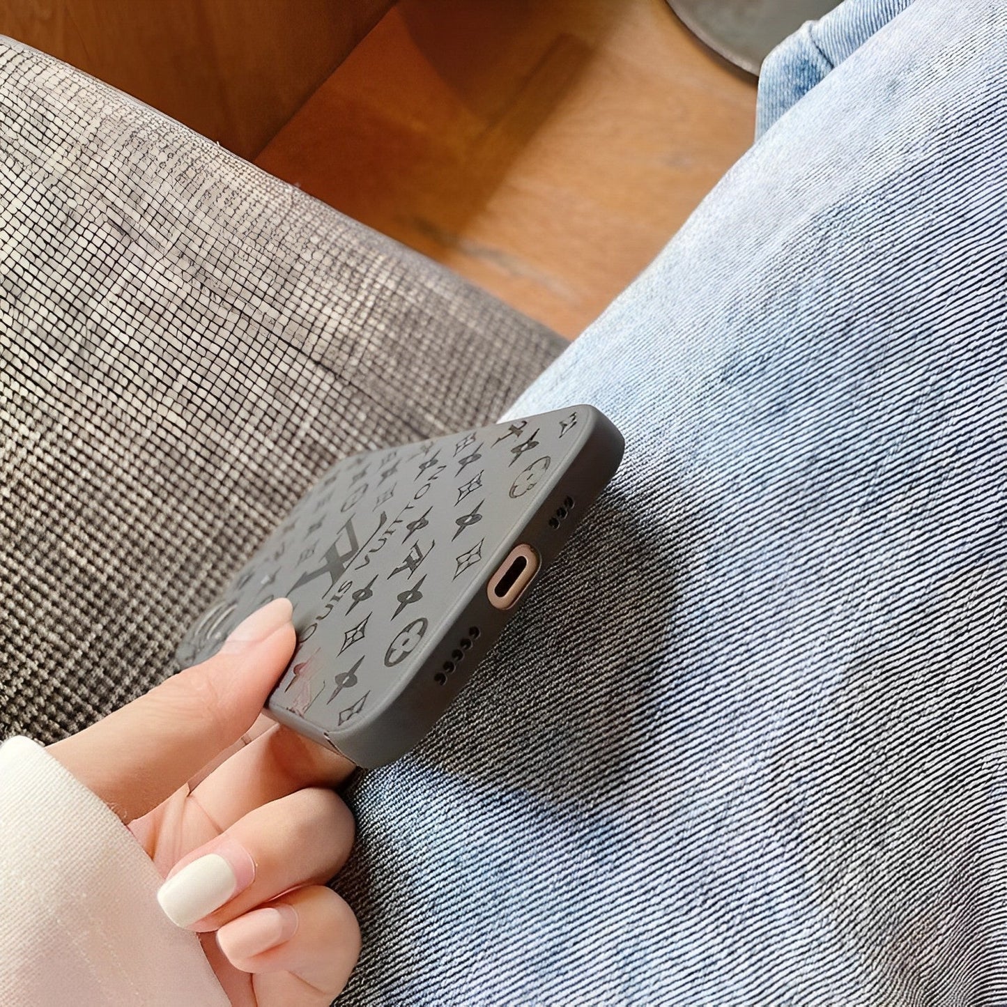 Louis Vuitton iPhone 13 case – monogram slim shockproof LV monogram designer phone cover