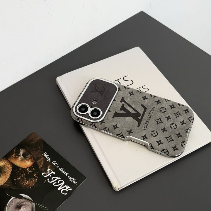 Louis Vuitton iPhone 14 case – monogram leather slim LV monogram designer phone cover