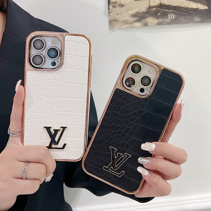 Louis Vuitton iPhone 14 case – monogram slim shockproof LV monogram designer phone cover