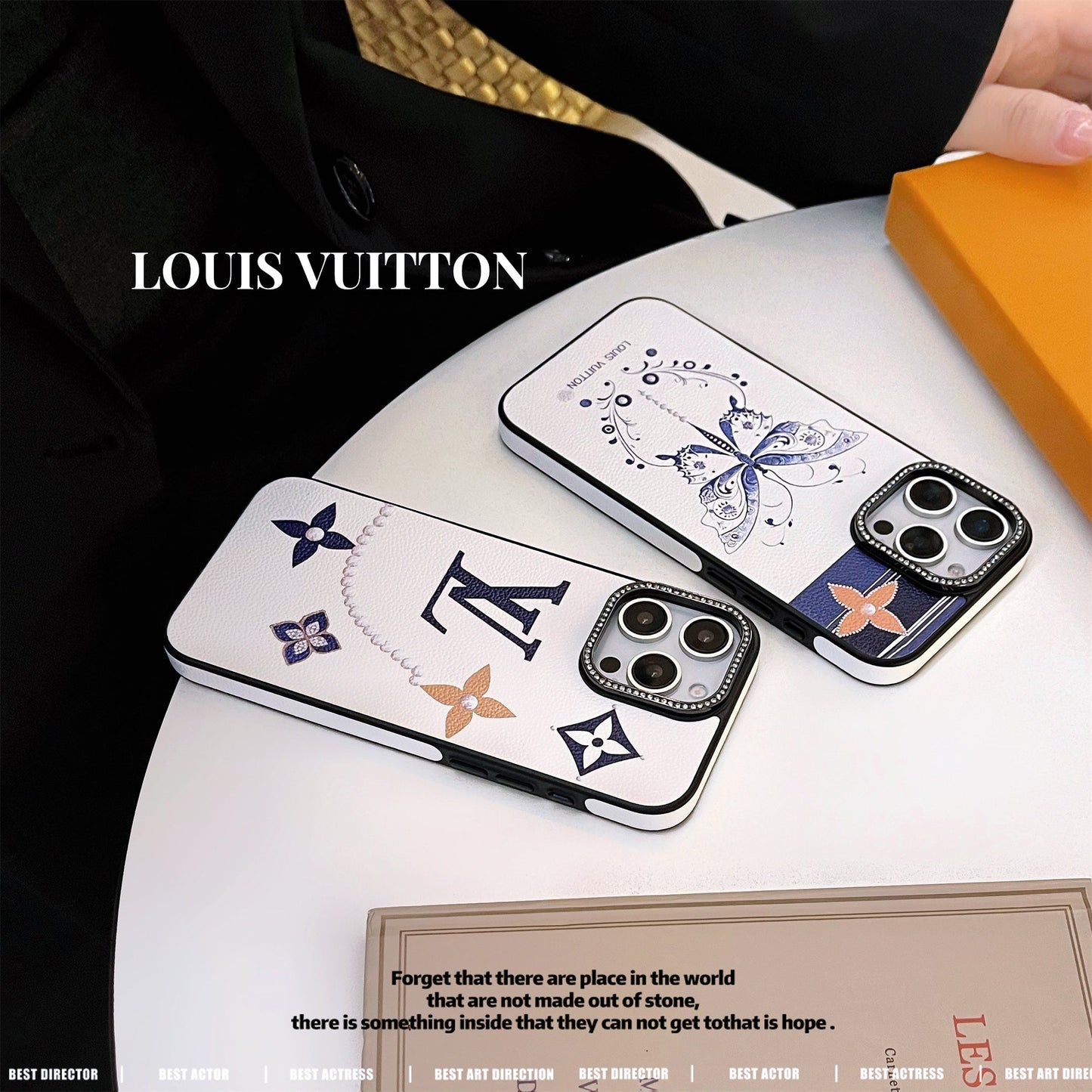 Louis Vuitton iPhone 14 case – monogram slim shockproof LV monogram designer phone cover