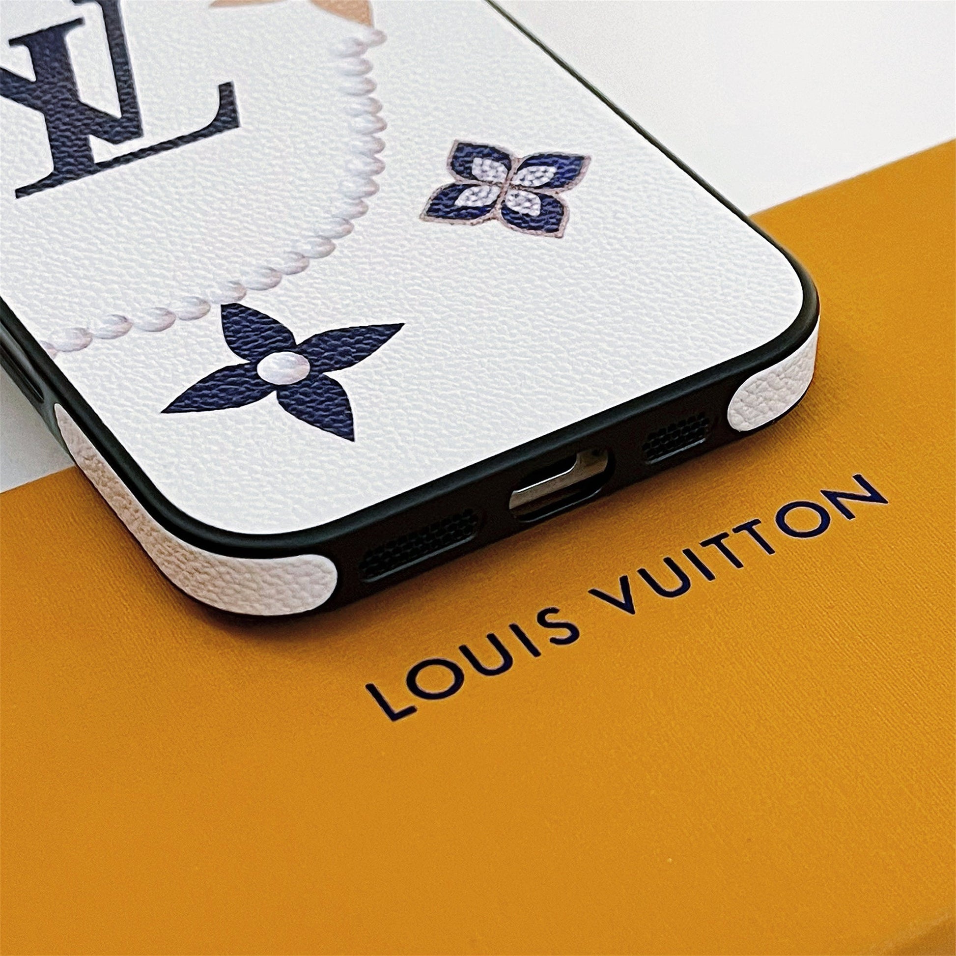 Louis Vuitton iPhone 14 case – monogram slim shockproof LV monogram designer phone cover