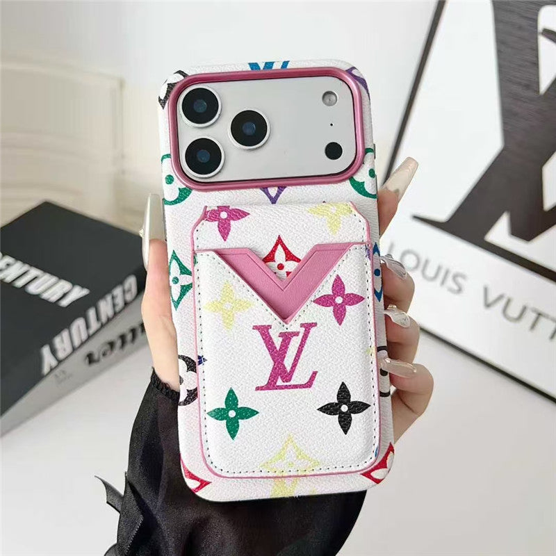 Louis Vuitton iPhone 16 case – monogram premium leather LV monogram designer phone cover