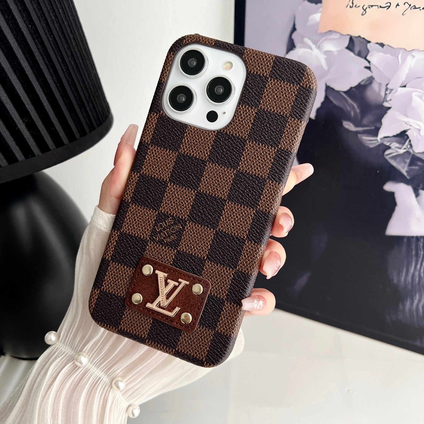 Louis Vuitton iPhone 17 Air case – monogram designer magsafe LV monogram designer phone cover