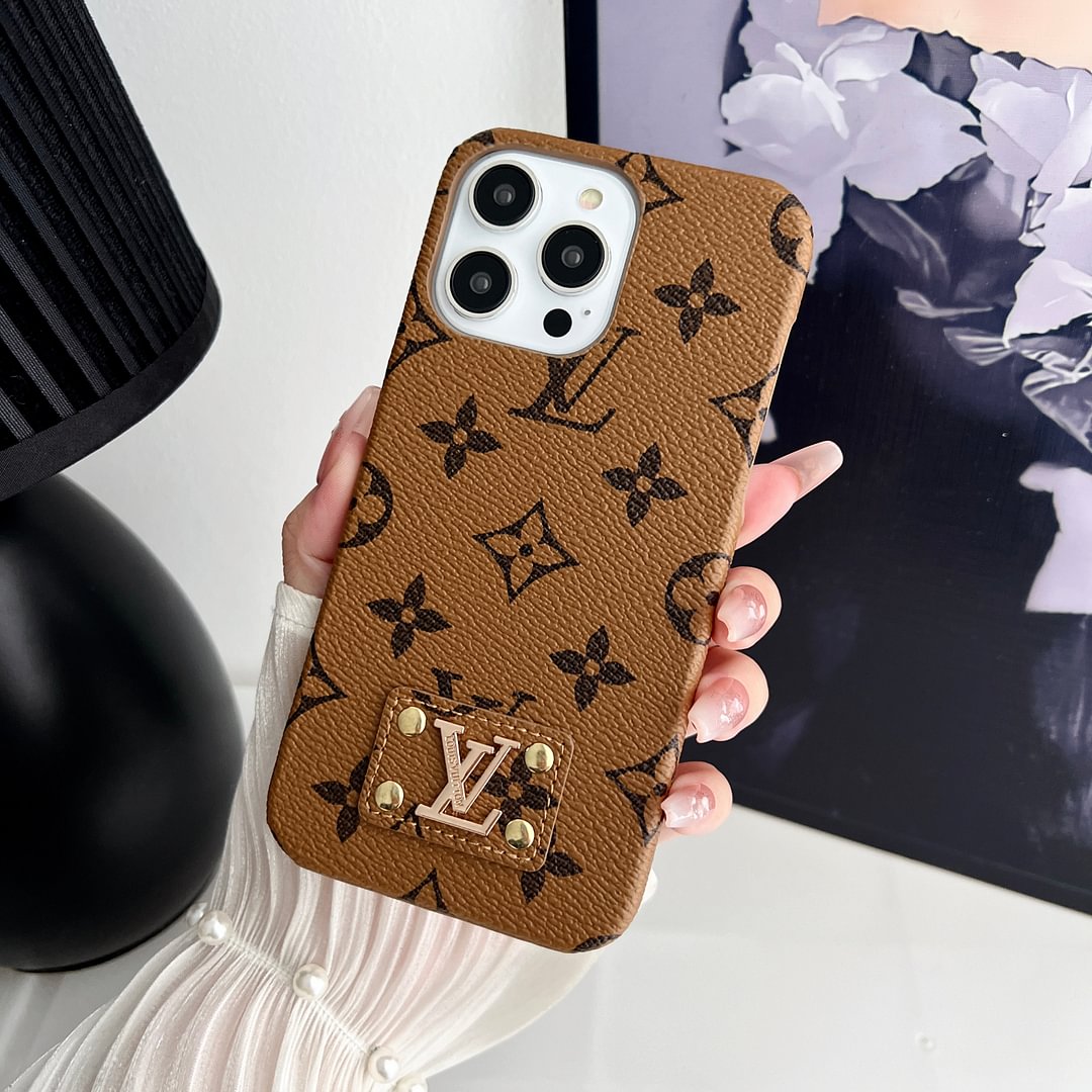Louis Vuitton iPhone 17 Air case – monogram leather slim LV monogram designer phone cover