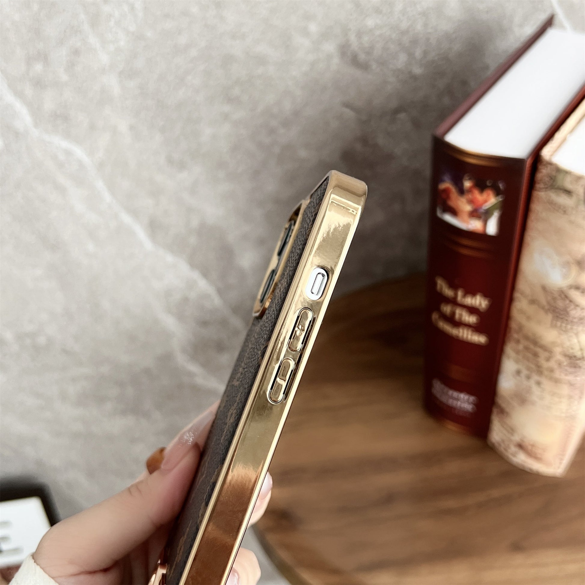 Louis Vuitton iPhone 17 Air case – monogram premium leather LV monogram designer phone cover