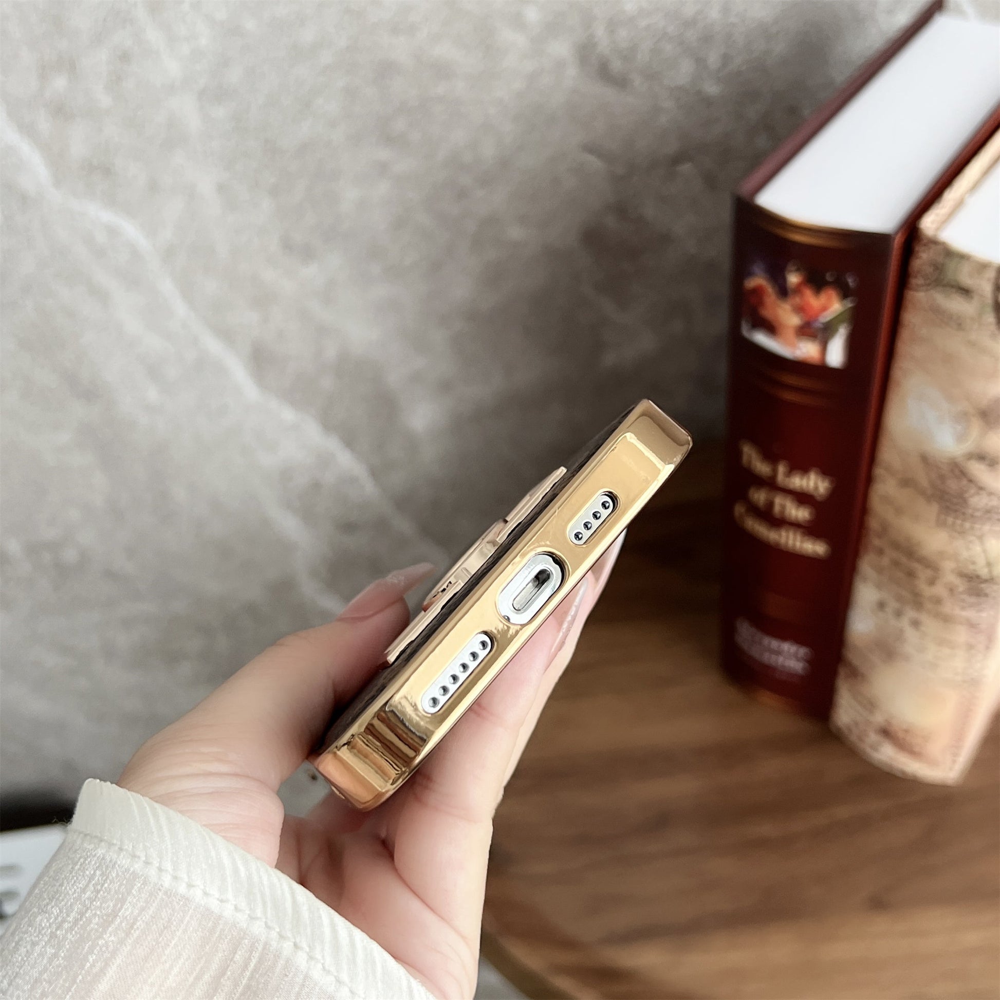 Louis Vuitton iPhone 17 Air case – monogram premium leather LV monogram designer phone cover