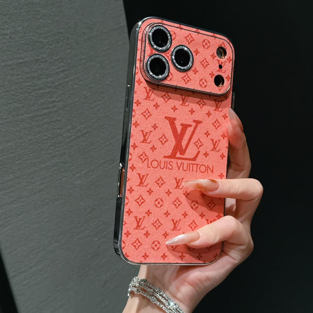 Louis Vuitton iPhone 17 case – luxury leather slim LV monogram designer phone cover