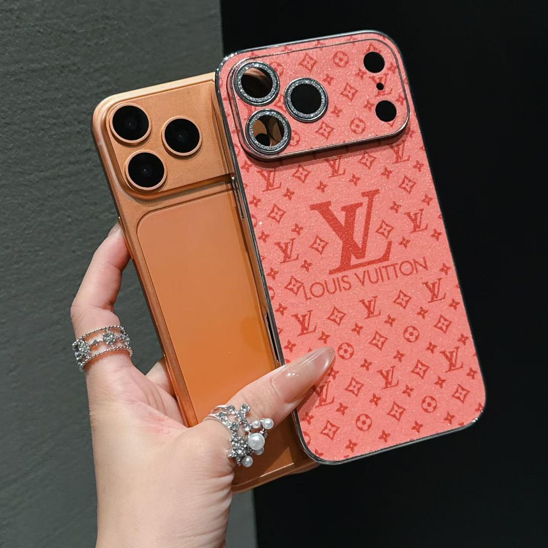 Louis Vuitton iPhone 17 case – luxury premium leather LV monogram designer phone cover