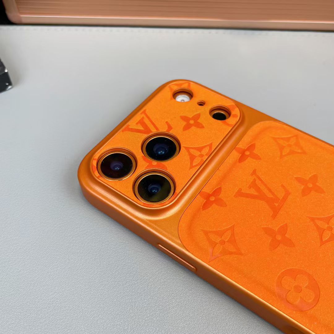 Louis Vuitton iPhone 17 case – monogram premium leather LV monogram designer phone cover