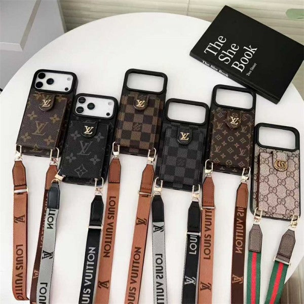 Louis Vuitton iPhone 17 Pro case – luxury leather slim LV monogram designer phone cover