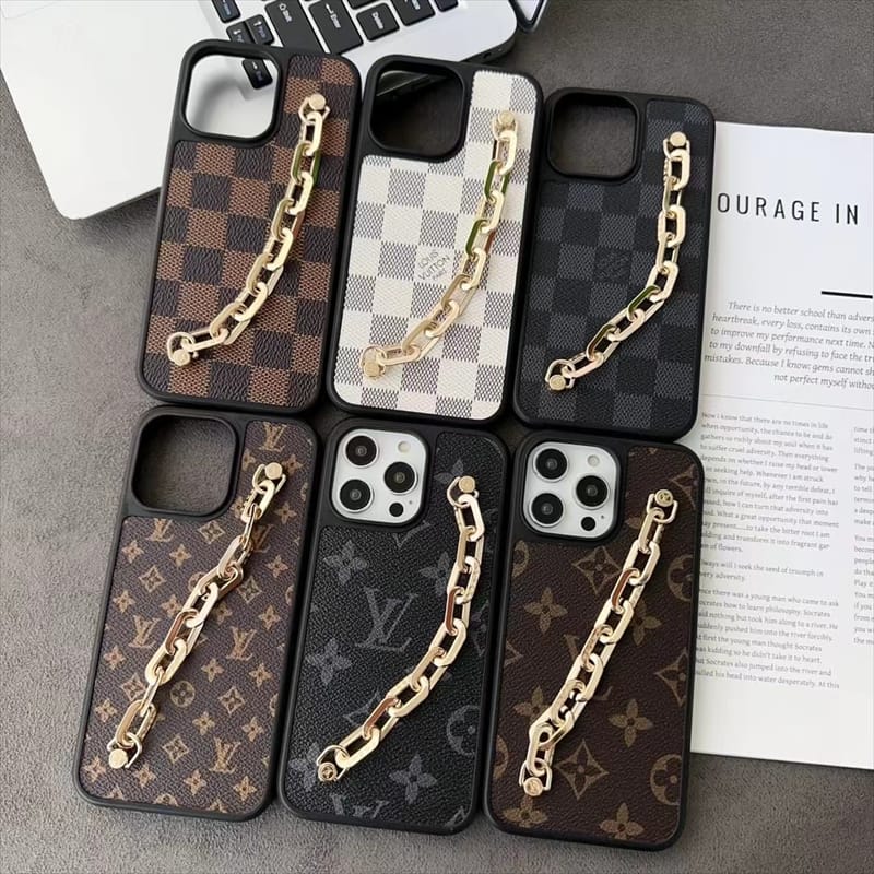 Louis Vuitton iPhone 17 Pro Max case – monogram leather slim LV monogram designer phone cover