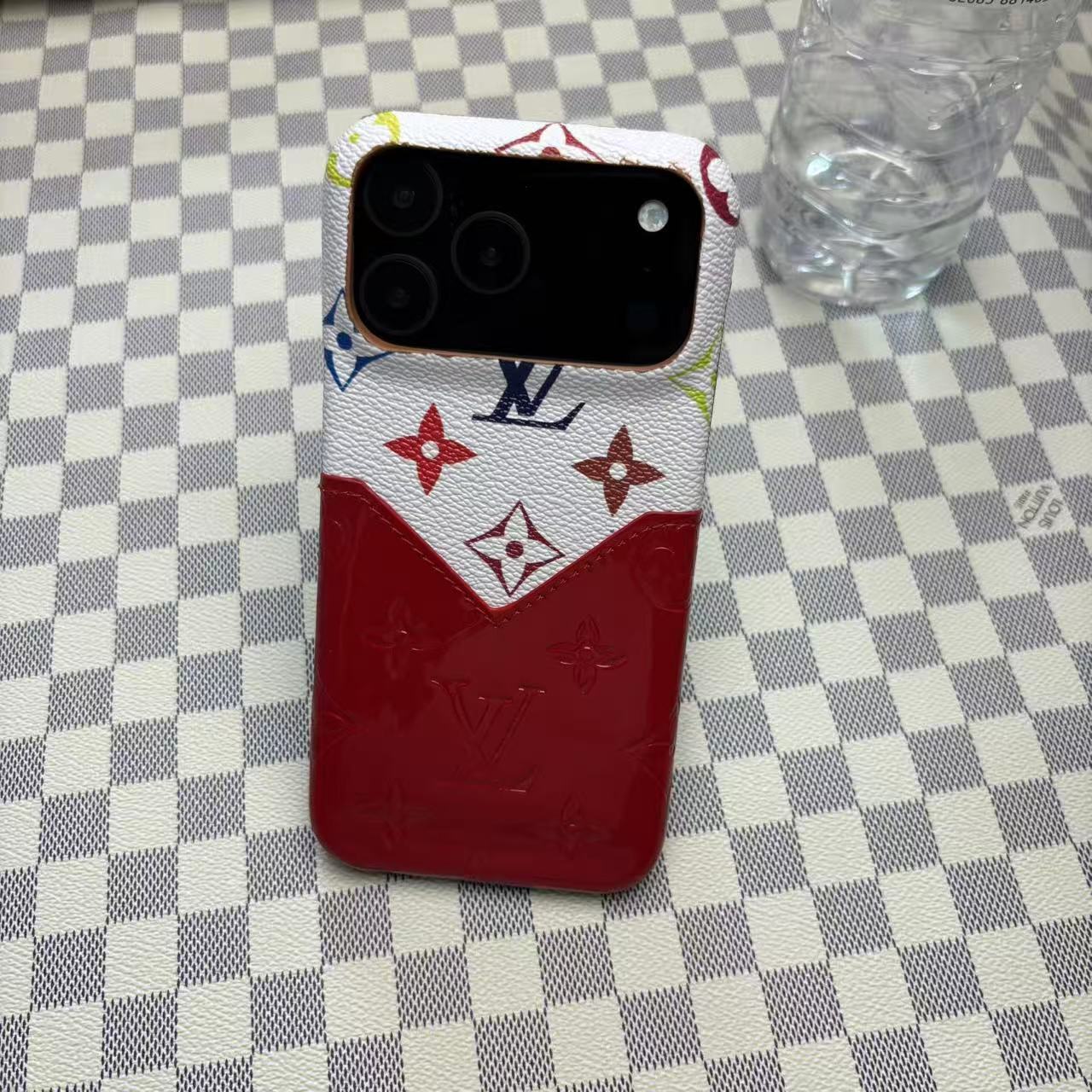 Louis Vuitton iPhone 17 Pro Max case – monogram slim shockproof LV monogram designer phone cover