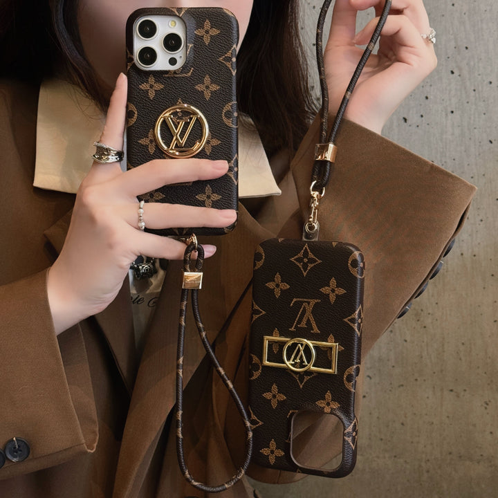 Louis Vuitton iPhone 17 Pro Max case – monogram slim shockproof LV monogram designer phone cover