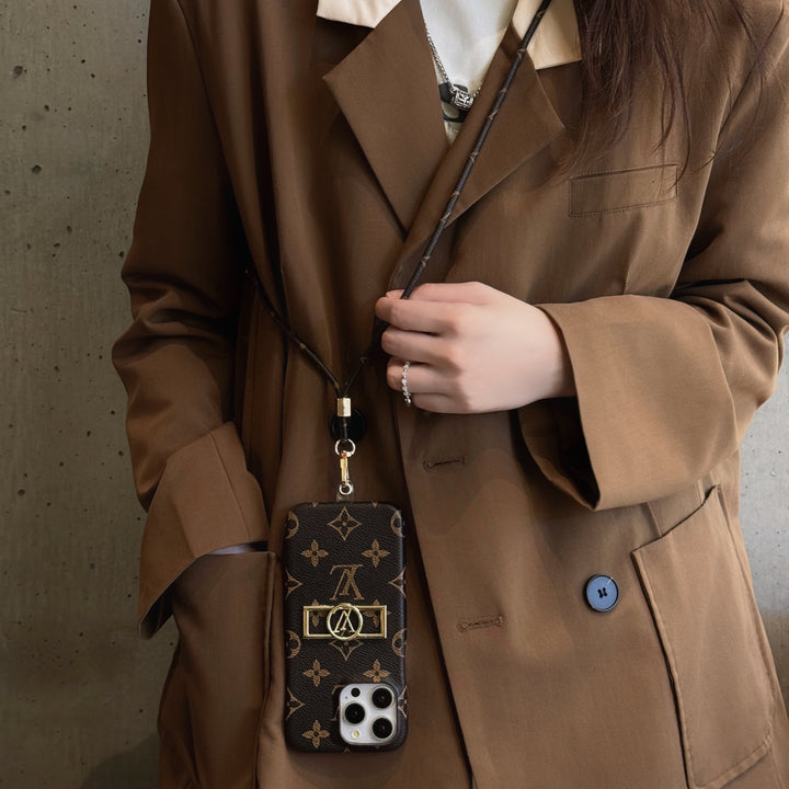 Louis Vuitton iPhone 17 Pro Max case – monogram slim shockproof LV monogram designer phone cover