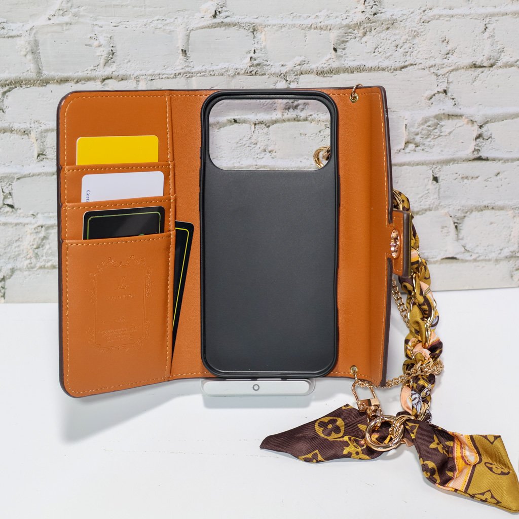 Louis Vuitton iPhone 17 Pro Max case Wallet – luxury designer premium LV monogram designer phone cover