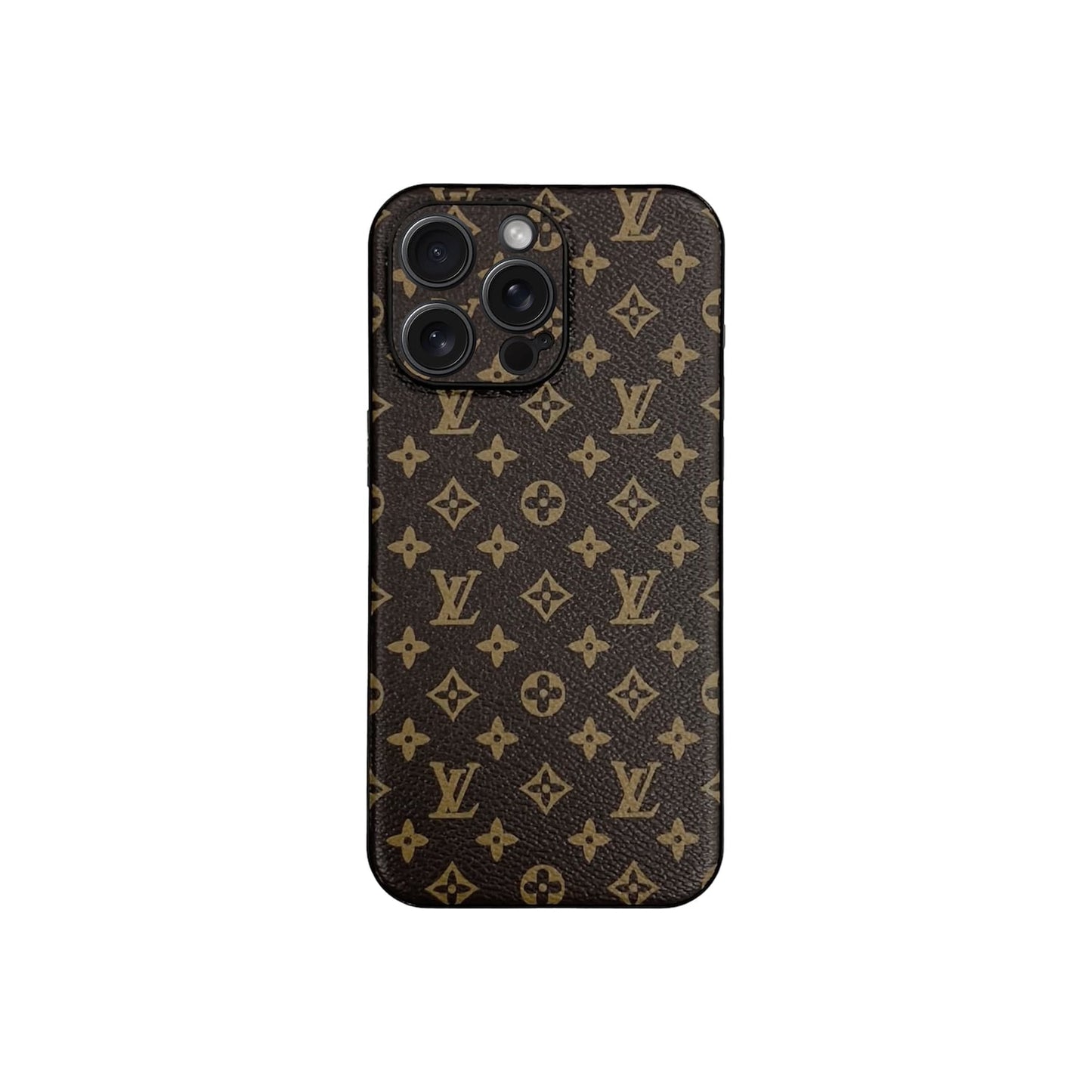 Louis Vuitton iPhone 17 Pro case – monogram leather slim LV monogram designer phone cover