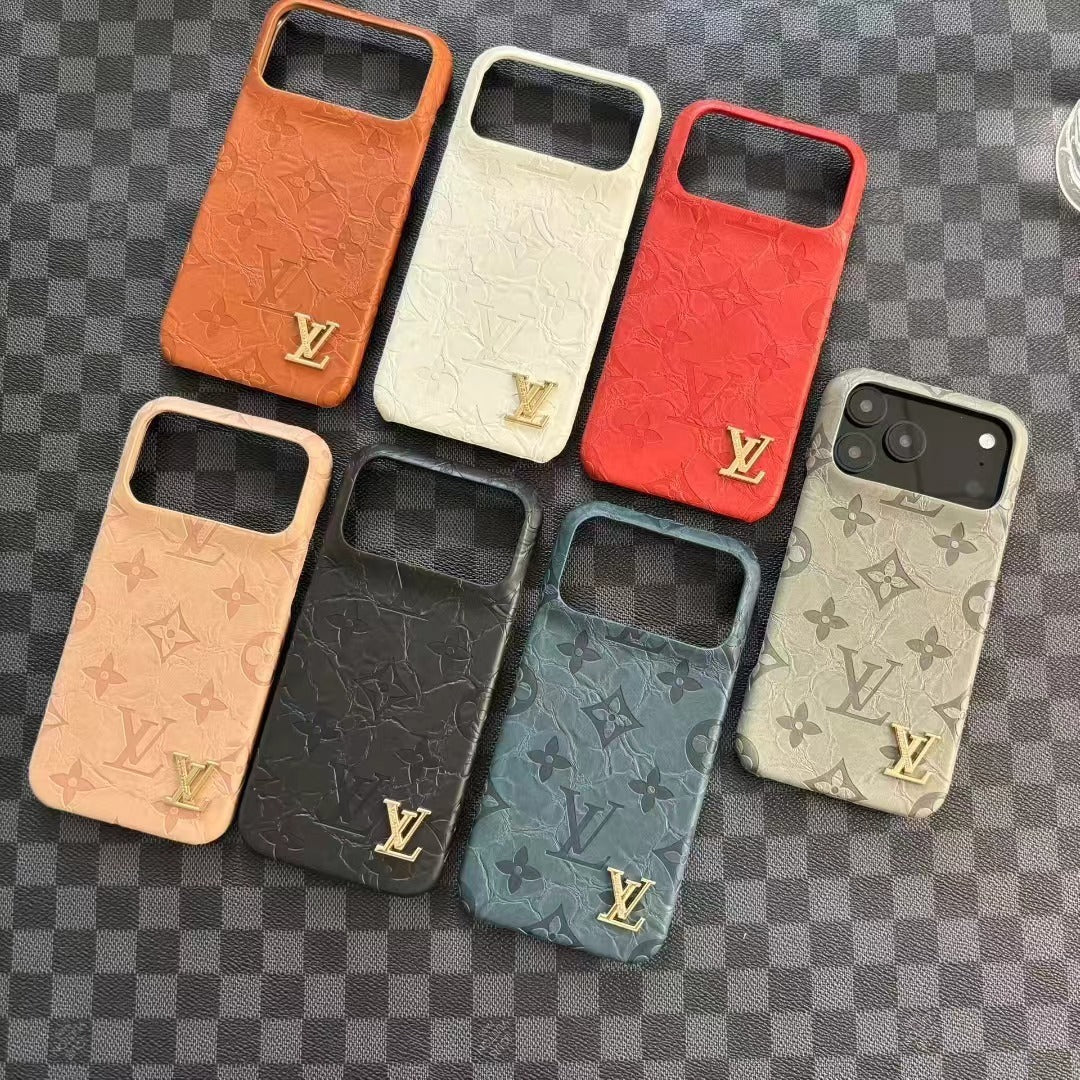 Louis Vuitton iPhone 17 Pro case – monogram slim shockproof LV monogram designer phone cover