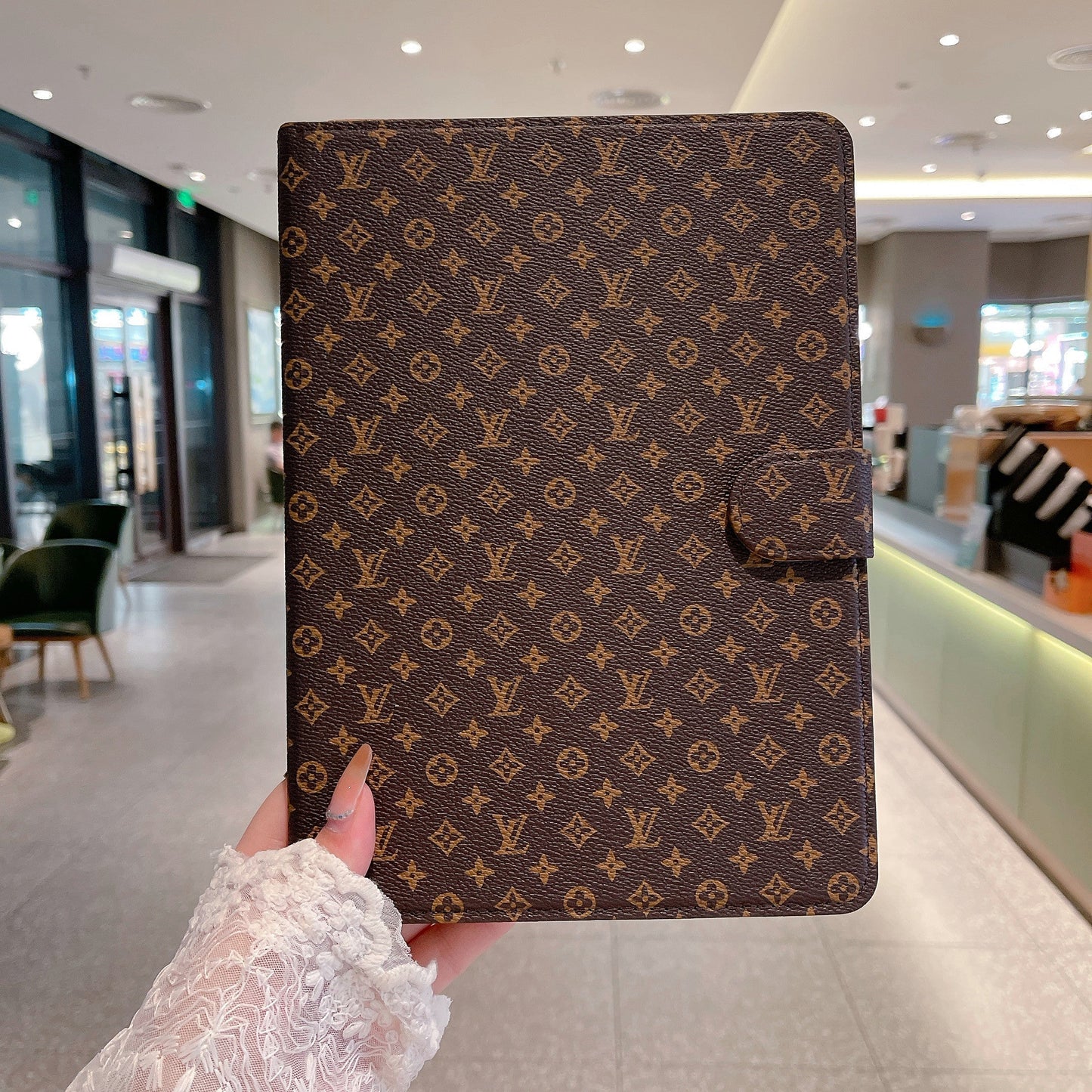 LV elegant iPad case luxury design for premium tablet protection and stylish everyday use 16