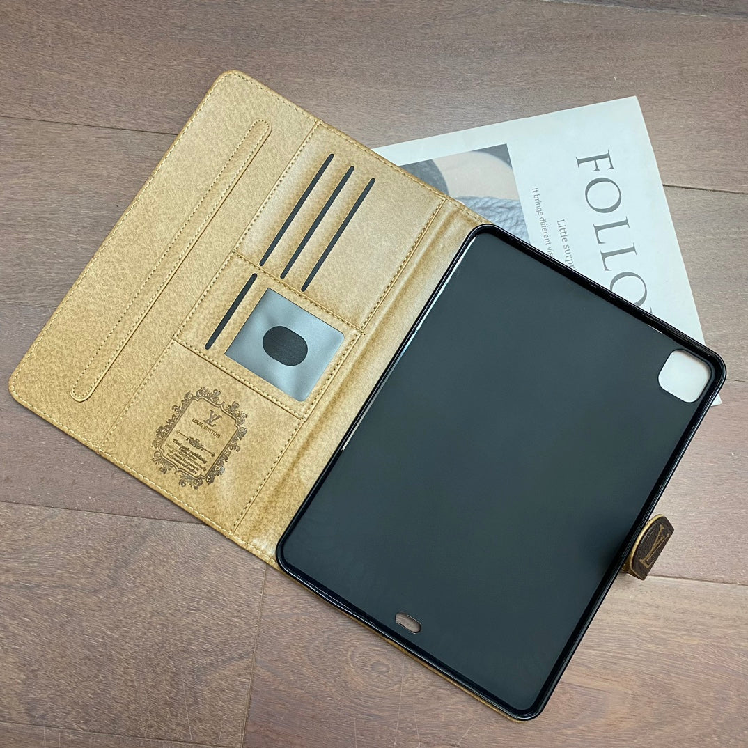 LV leather iPad case luxury design for premium tablet protection and stylish everyday use 14
